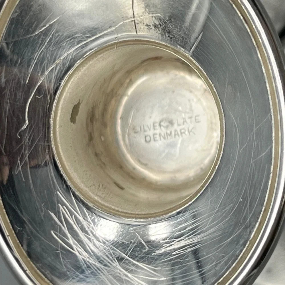 Vintage Silver Plated Denmark‎ Dansk? candle holder
